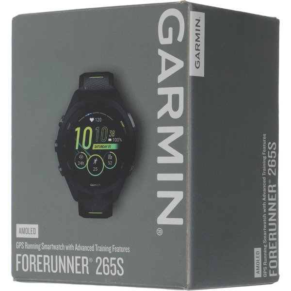 Умные часы Garmin Forerunner 265S (черный/желтый)