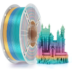 Пластик Kingroon PLA Gradient 1.75мм HC245 (1кг, Rainbow)