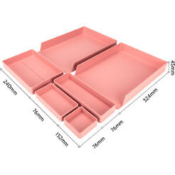 Органайзер Deli Nusign NS001 (розовый)