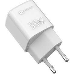 Зарядное устройство Atomic CRYSTAL G351 GAN 35W 2-порта USB (A+C), цвет белый | 10.193