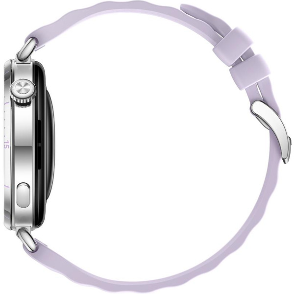 Смарт-часы HUAWEI Watch GT 6 41mm (KSU-B19) серебристый, с фиолетовым ремешком из фторэластомера