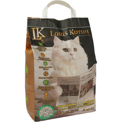 Наполнитель для туалета Louis Котон Крошка комкующийся Растительные волокна зерновых культур 6 л