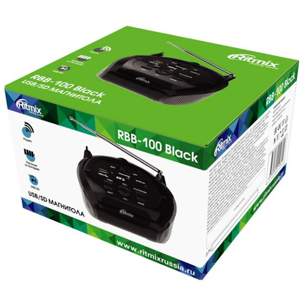 Магнитола Ritmix RBB-100