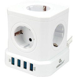 Сетевой фильтр Cablexpert TWR-5-U4-W-2