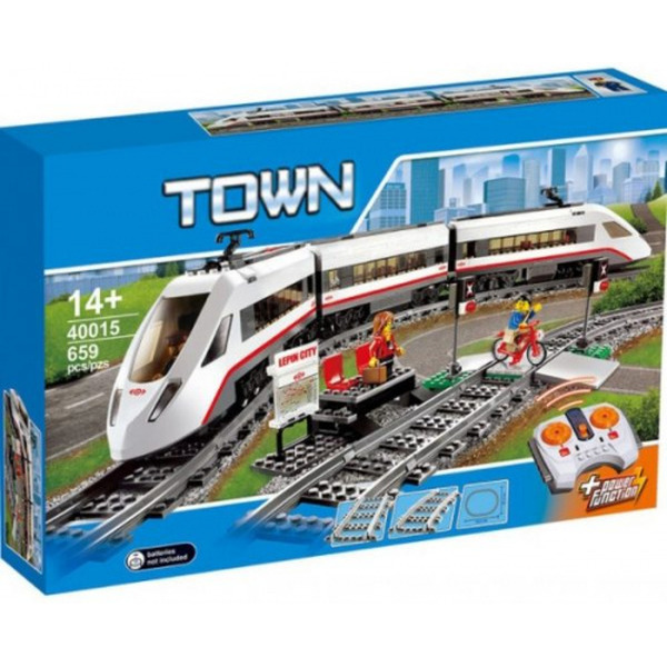 Конструктор King 40015 Скоростной пассажирский поезд на радиоуправлении