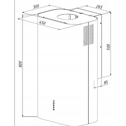 Кухонная вытяжка Akpo Elsene wk-12 (белый)
