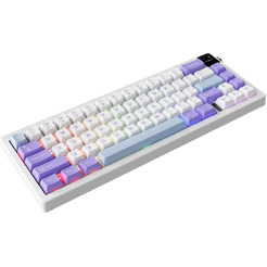 Клавиатура AJAZZ AK650 Flying Fish Switch (фиолетовый/белый/синий)