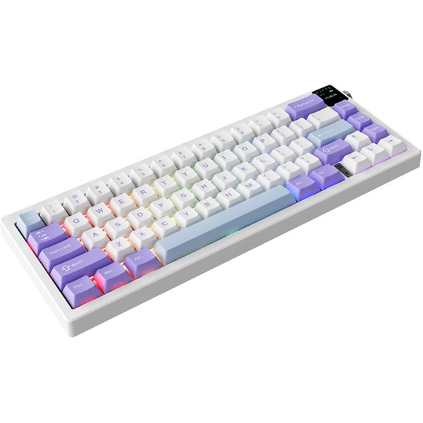 Клавиатура AJAZZ AK650 Flying Fish Switch (фиолетовый/белый/синий)