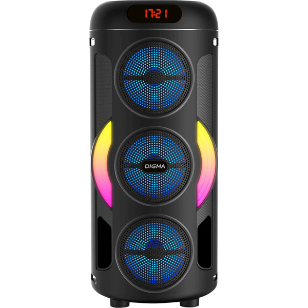 Минисистема Digma D-MC1721 (черный)