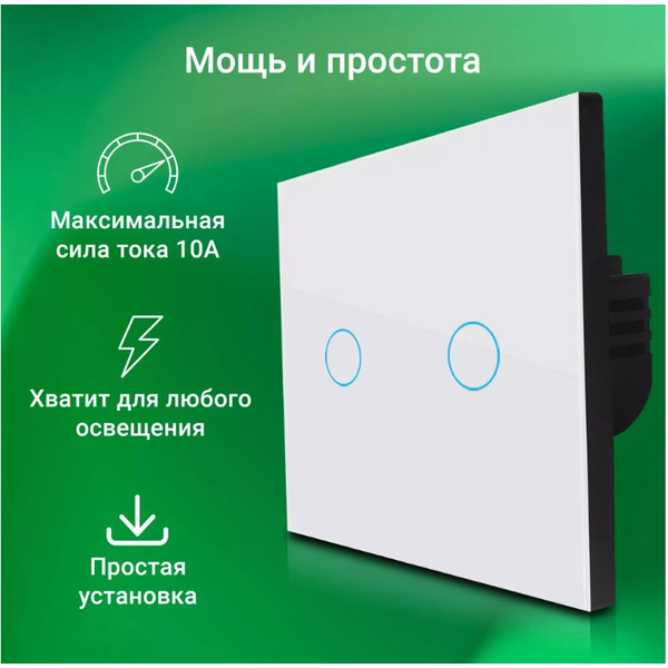 Выключатель Digma DiSwitch 2p (DSW2P)