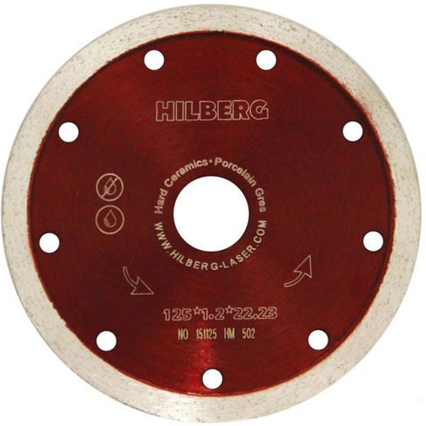 Алмазный диск Hilberg HM502 125*22,23