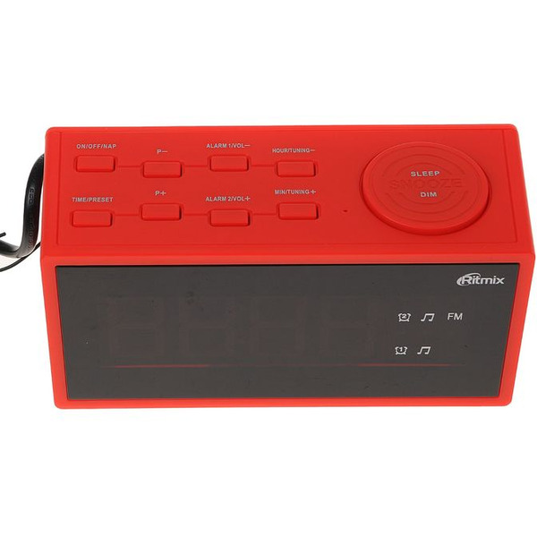 Радиочасы RITMIX RRC-1212 Red