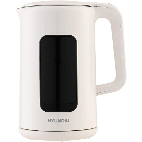 Электрический чайник Hyundai HYK-S4606 кремовый (металл)