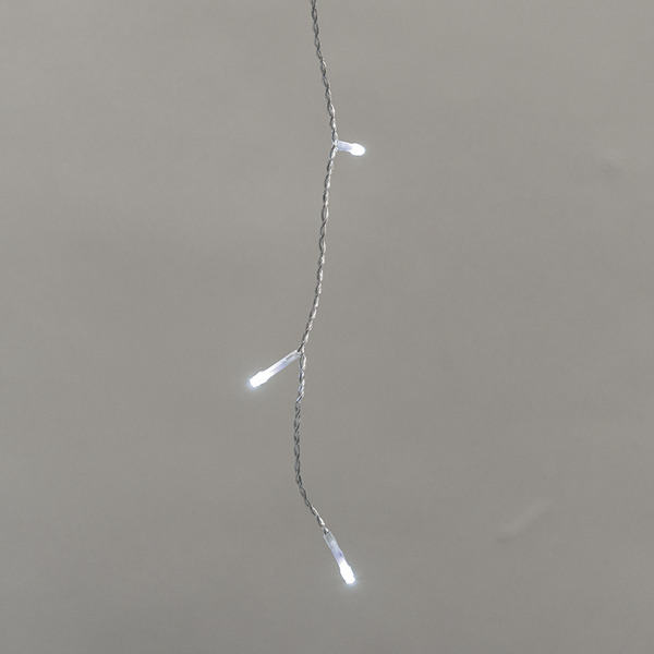 Гирлянда светодиодная NEON-NIGHT 255-595 Айсикл, диоды БЕЛЫЕ, 588LED