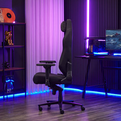 Игровое кресло EVOLUTION TITAN FABRIC Black