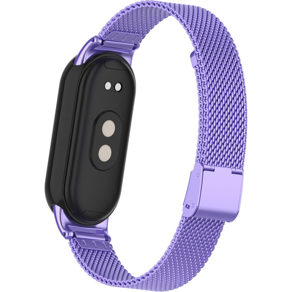 Ремешок Bingo Stainless Grid для XIAOMI Mi Band 8 (сиреневый)