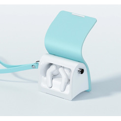 Беспроводные наушники Haylou T87 Lady Bag + Chain (голубой)