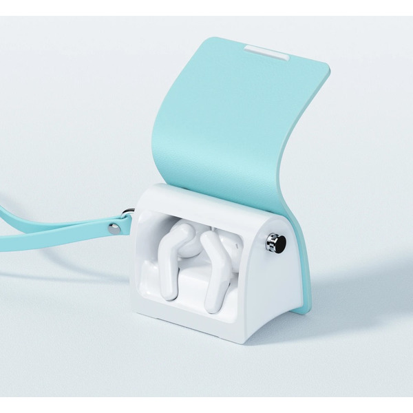 Беспроводные наушники Haylou T87 Lady Bag + Chain (голубой)