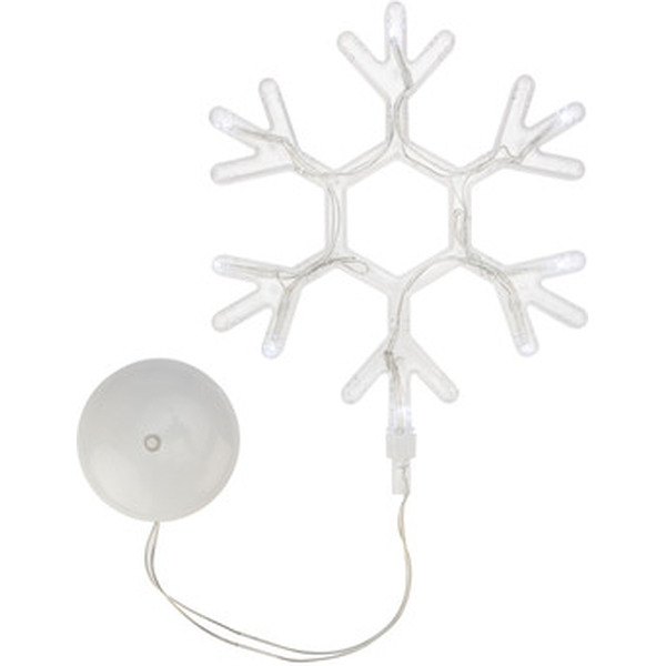 Фигура светодиодная NEON-NIGHT Снежинка на присоске с подвесом 501-019