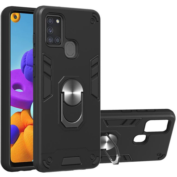 Бампер Bingo Warrior для Samsung Galaxy A21s (черный)