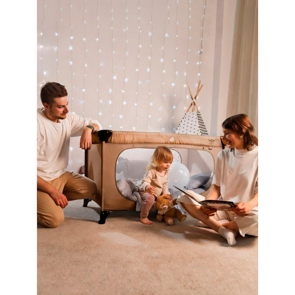 Кровать-манеж Martin Noir Favor (Eridan Вrown)