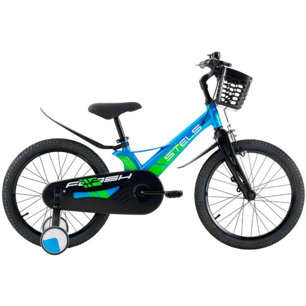 Велосипед STELS Flash KR 18 (9.1" Темно-синий/Зеленый) JU135242