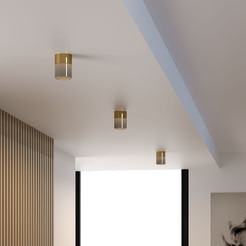 Точечный светильник Elektrostandard 10W 4000К 25047/LED (латунь/дымчатый)