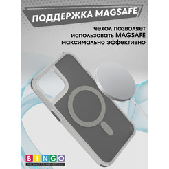Бампер BINGO Model Magnetic для APPLE iPhone 16 Plus черный