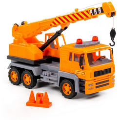 Автомобиль с краном Полесье Алмаз автомобиль-кран инерционный 86716