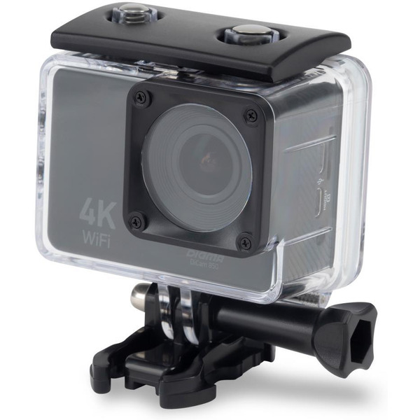 Экшн-камера Digma DiCam 810 (серый)
