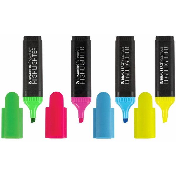 Набор текстовыделителей BRAUBERG Contract 150394