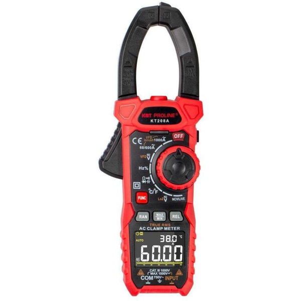 Токовые клещи цифровые КВТ PROLINE КТ 208А 79131