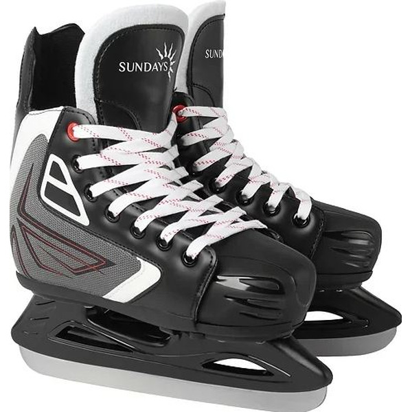 Коньки хоккейные Sundays Titan PW-230L (S, черный/серый/белый)