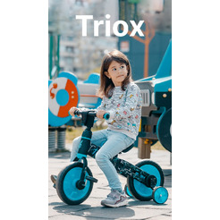 Беговел-велосипед Bubago Triox BG110-1 (черный/желтый)