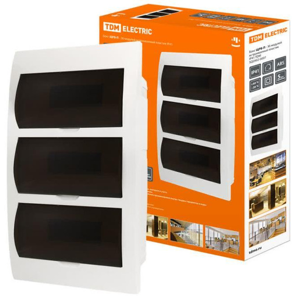 Бокс пластиковый TDM ЩРВ-П-36 SQ0902-0007