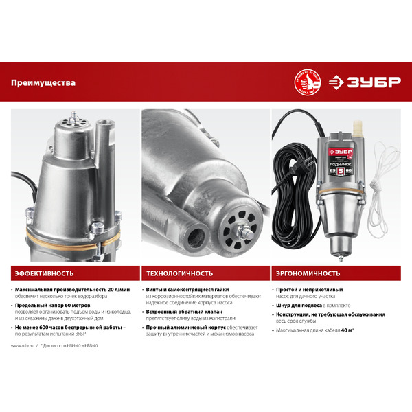 Насос Зубр НВН-25