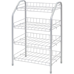 Этажерка для обуви НИКА ЭТ2/МС (матовый серый)