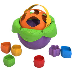 Дидактическая игрушка НОРДПЛАСТ Ведро Цветочек 790