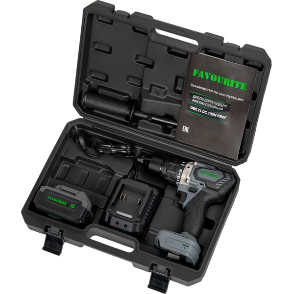 Ударная дрель-шуруповерт Favourite OBS 21 DC 100N Prof