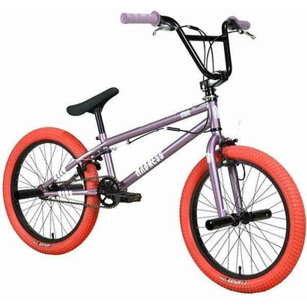 Велосипед Stark Madness BMX 2 2024 HQ-0014367 (фиолетово-серый/перламутр/красный)