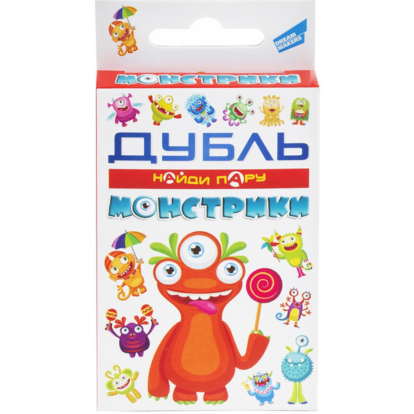 Настольная игра DREAM MAKERS 2127C "Дубль Монстрики. Cards"
