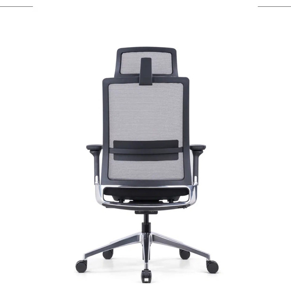 Кресло компьютерное SitZone E-BA-001A сетка/ткань, черный, крестов. пласти