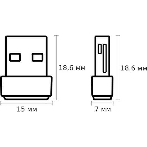 Беспроводной адаптер TP-Link Archer T2U NANO