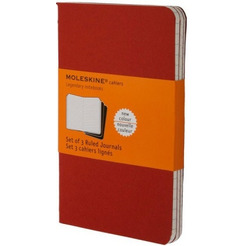 Блокнот Moleskine Cahier Journal Large CH116 (клюквенный) 3 шт