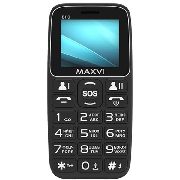 Мобильный телефон Maxvi B110 (черный)