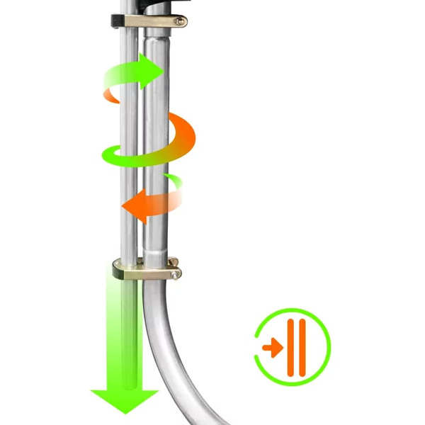 Батут Alpin ATGY-252 2.52 м с защитной сеткой и лестницей
