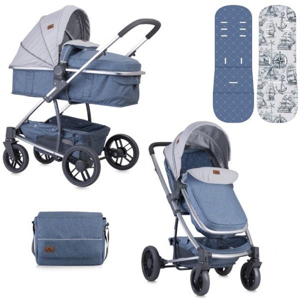 Универсальная коляска Lorelli S-500 Grey Maps (10020931849)