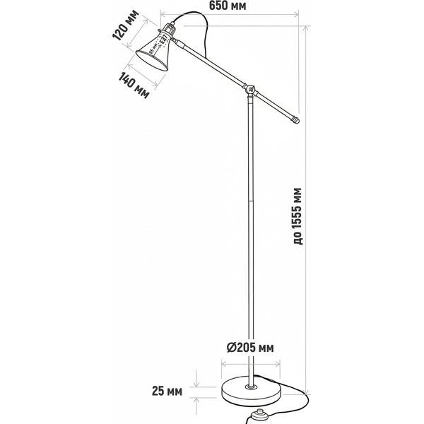 Торшер ARTSTYLE HT-929B