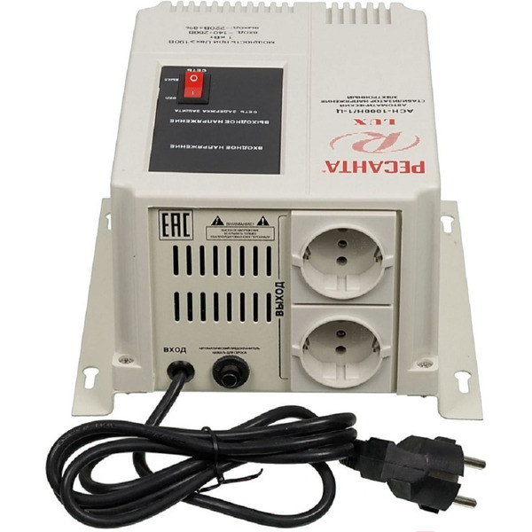 Стаблизатор напряжения Ресанта Lux АСН-1000Н/1-Ц (63/6/14)