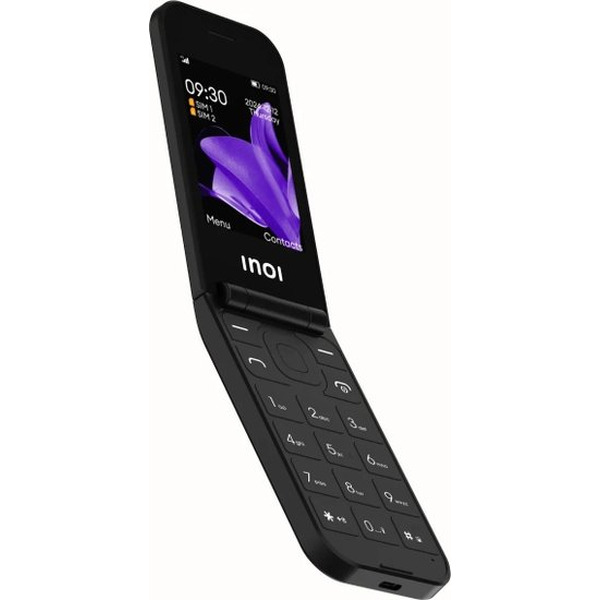 Кнопочный телефон Inoi 284 Flip 4G (черный)